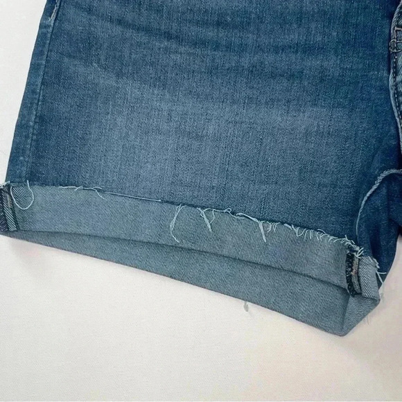 Calvin Klein Repreve‎ High Rise cuffed Denim shorts Sz 27 - Picture 3 of 12